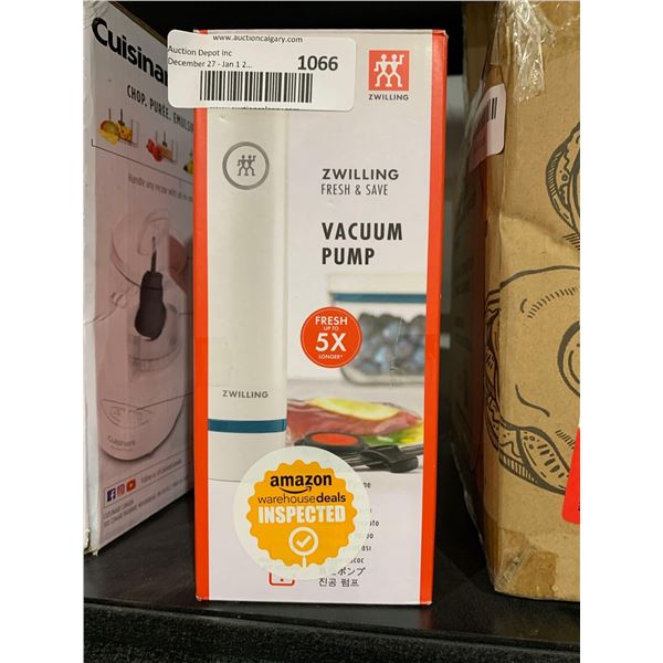 Zwilling Fresh & Save Vacuum Pump