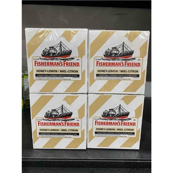 Fisherman's Friend Honey-lemon Sugar free lozenges 4x(8 x 22)