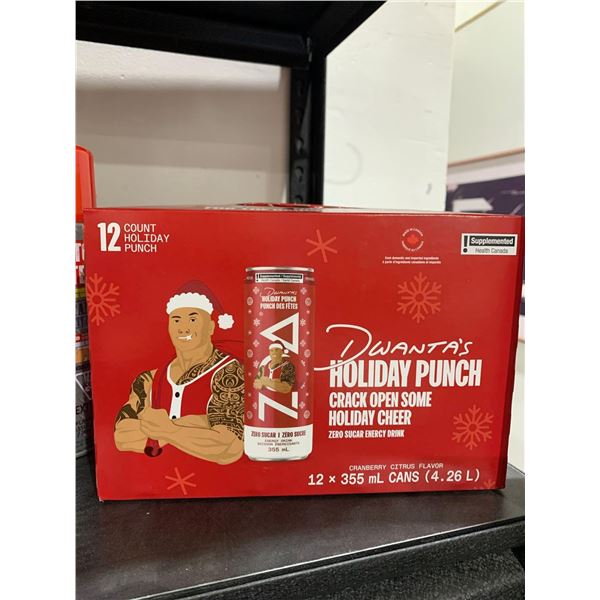 Dwanta's Holiday Punch Cranberry Citrus Flavoured Beverage (12 x 355ml)