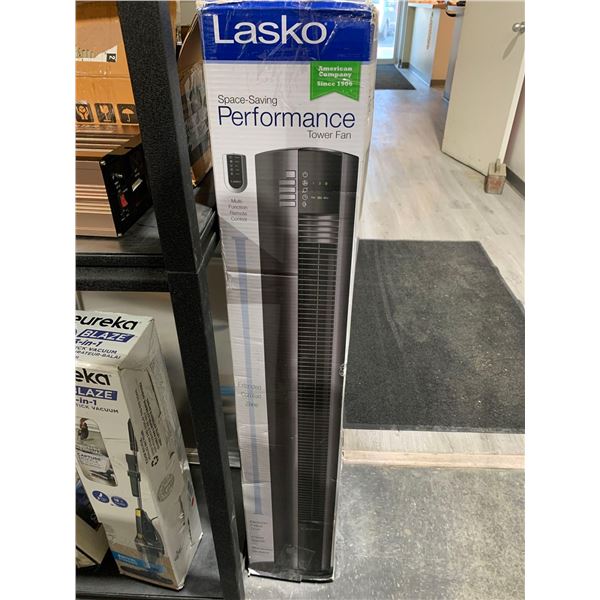 Lasko Space-saving Performance Tower Fan with 7hr Timer