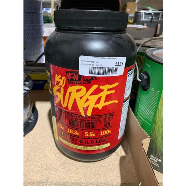 ISO Surge Banana Cream Gourmet Whey Protein Isolate (727g)