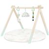 Image 1 : B. toys- B. Baby- Wooden Baby Play Gym – Activity Mat – Starry Sky – 3 Ha