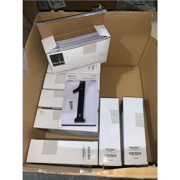 Taymor House Numbers