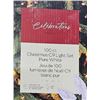 Image 2 : Celebrations 100ct Christmas C9 Light-set, Pure White (3 x 100ct)