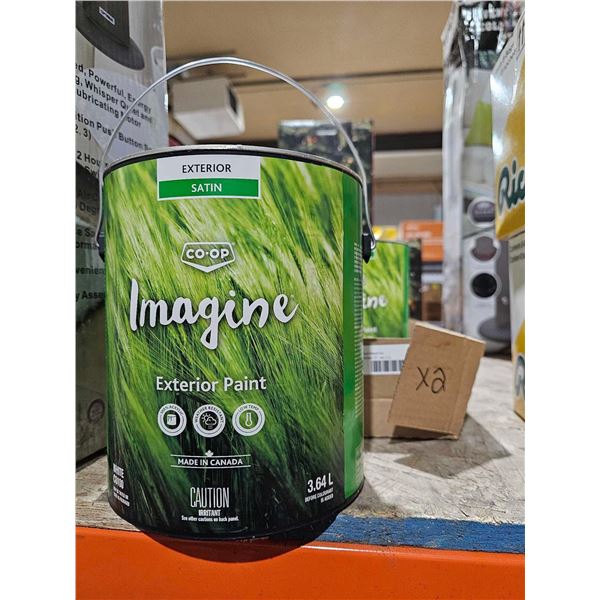 Coop Imagine Exterior Semi-Gloss Acrylic Exterior Latex Paint 2x3.78L