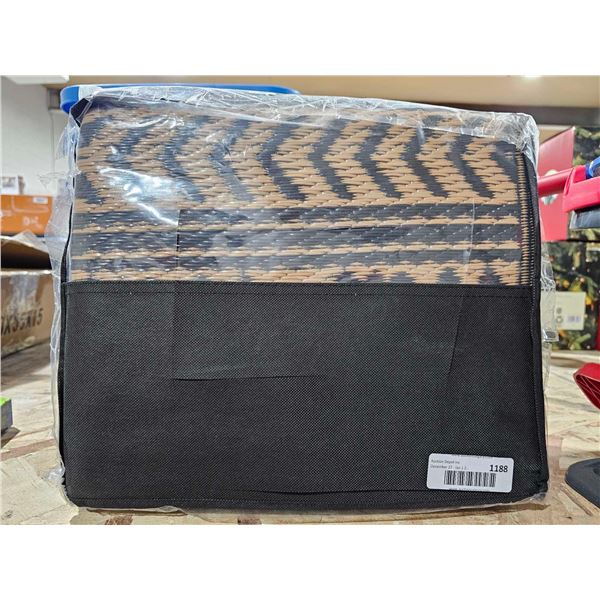 Brown & Black Outdoor Carpet