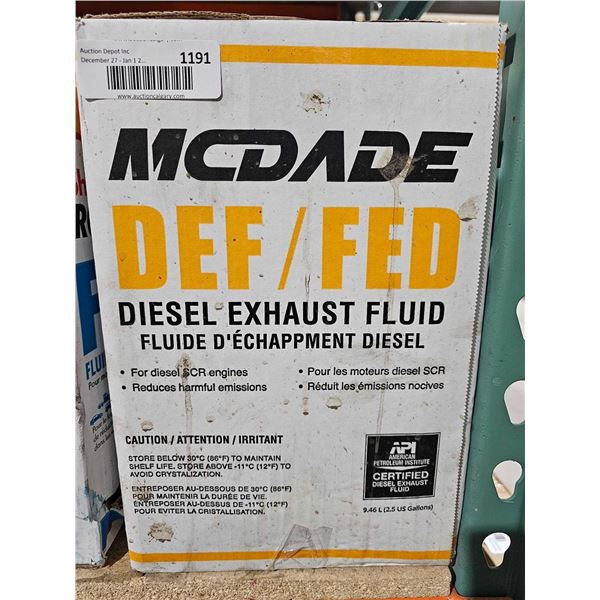 McDade Diesel Exhaust Fluid (9.46L)