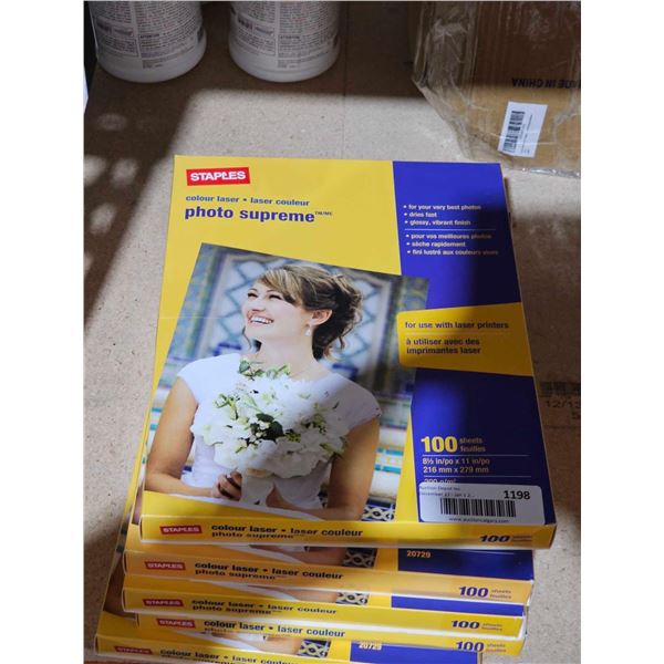 Staples Colour Laser Photo Supreme (100 sheets x 5) 8.5in x 11in