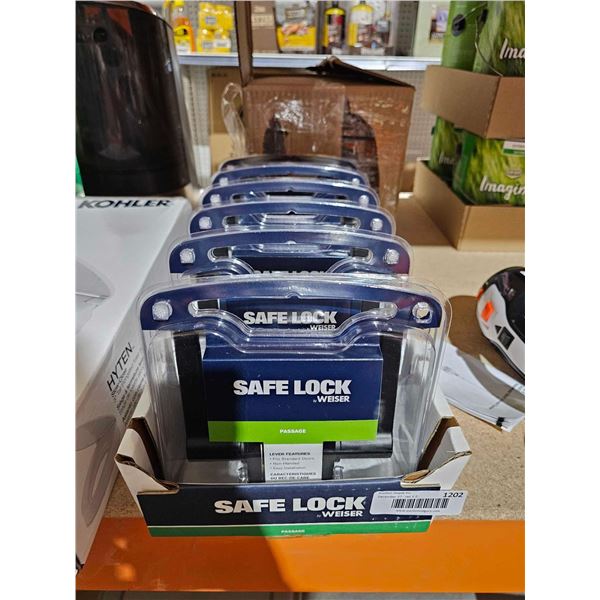 Weiser Safe Lock Latch Handles (6ct)