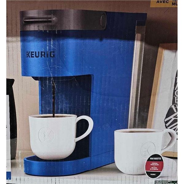 Keurig K-Slim Single Serve Coffee Maker, 3 cup sizes, space saving, multple cup reservoir (1.36L)