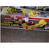 Image 2 : Trimax Adjustable Wheel Lock , Yellow/Black