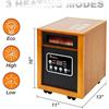 Image 1 : Dr Infrared Heater Portable Space Heater, 1500-Watt
