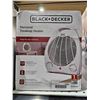 Image 1 : Black & Decker Personal Desktop Heater, 2 heat settings, adjustable thermostat, tip-over safety shut