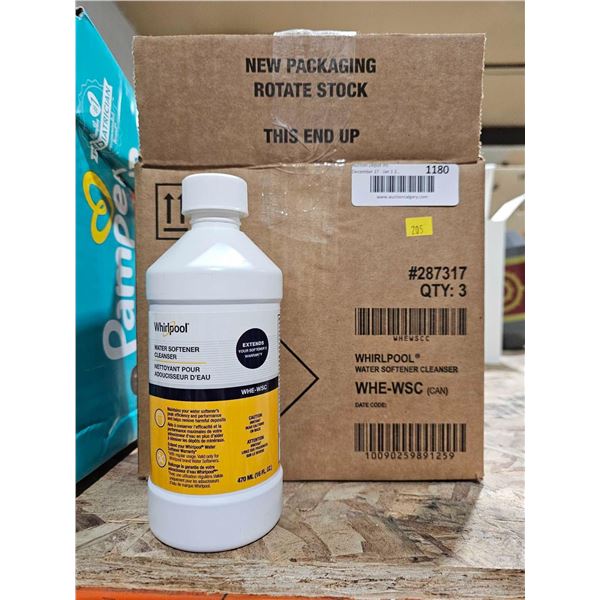 Whirlpool Water Softener Cleanser (3 x 470ml)