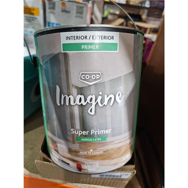 Co-op Imagine Super Primer, Interior, Acrylic Latex (2 x 3.70L)