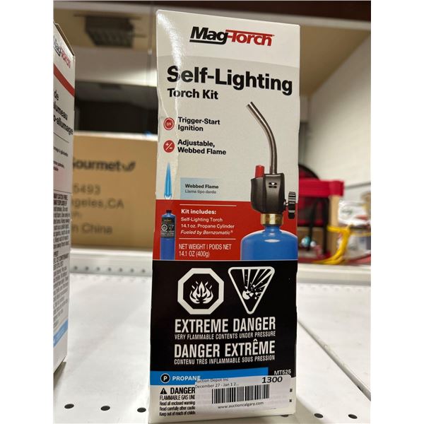 MagTorch Self-Lighting Torch Kit, trigger-start ignition