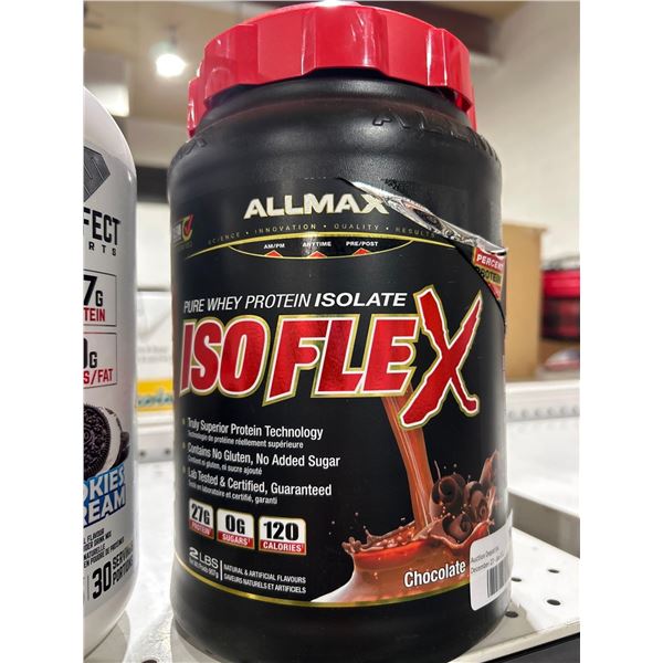 Allmax Iso Flex Whey Protein Powder-Chocolate (907g)