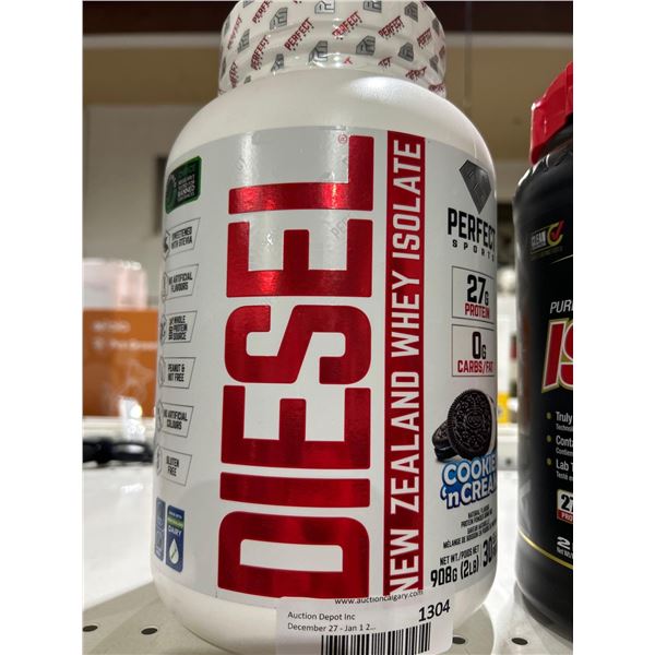 Diesel New Zealand Whey Isolate-Cookies n' Cream (908g)