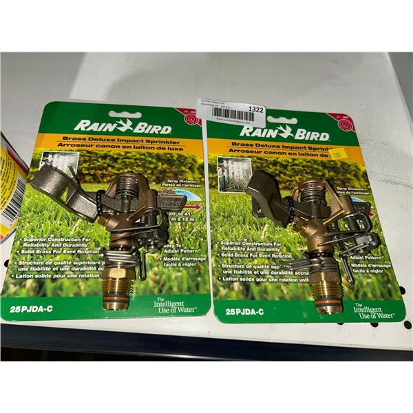 Rain Bird Brass Deluxe Impact Sprinkler (2ct)