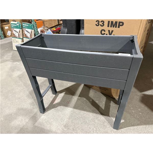 Nuvue Gray Elevated Garden Box
