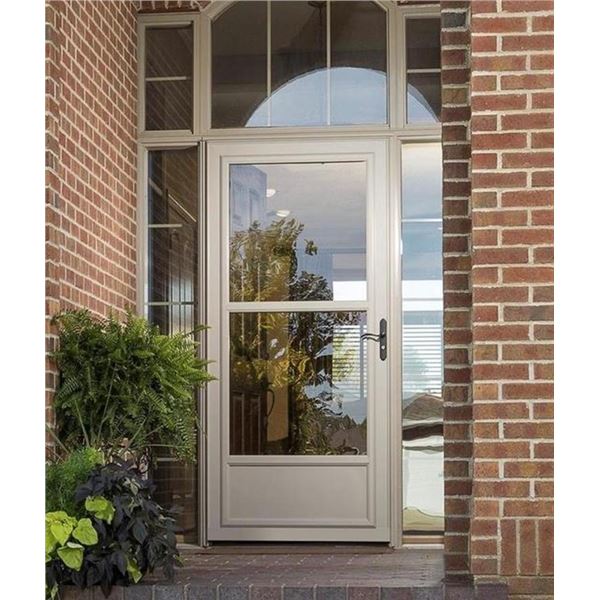 Larsen Tradewinds White Universal Hinge Door (fits 35 7/8 to 36 3/8in)