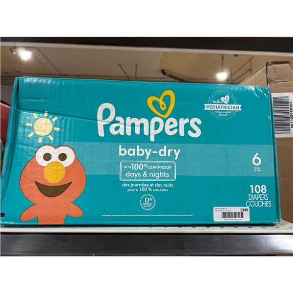 Pampers Baby-Dry (size 6) 108 diapers