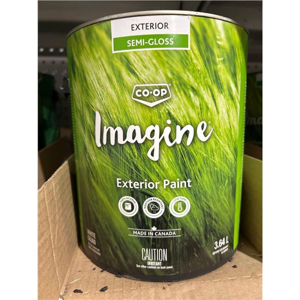 Coop Imagine Exterior Semi-Gloss Acrylic Exterior Latex Paint 2x3.78L