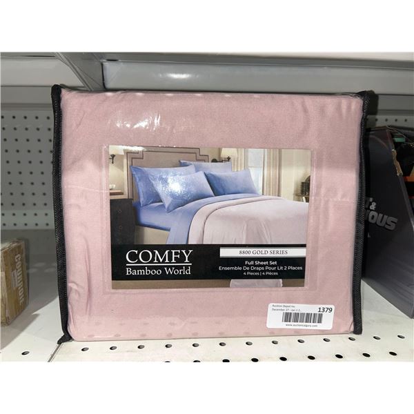 Comfy Bamboo World 8800 Gold Series Full Sheet Set 4pcs