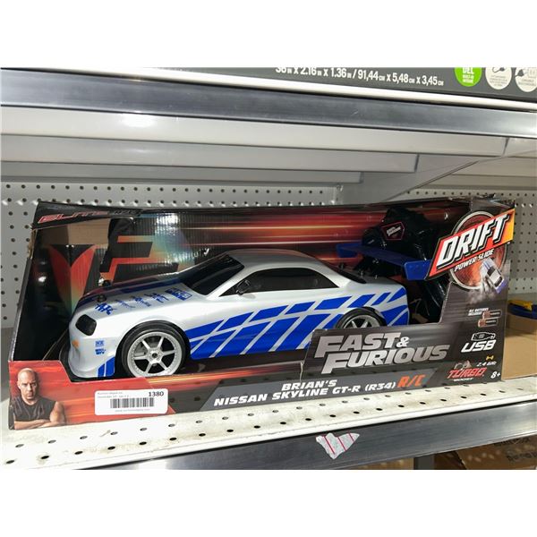 Fast & Furious Brian's Nissan Skyline GT-R (R34) R/C