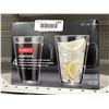 Image 1 : Bodum Canteen 4pc Double Wall Glasses with Handle