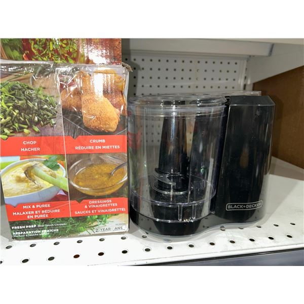 Black & Decker Fresh Prep One-Touch Chopper 3 cup capacity