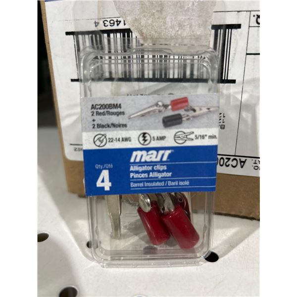 Alligator Clips Barrel Insulated (5/16in)