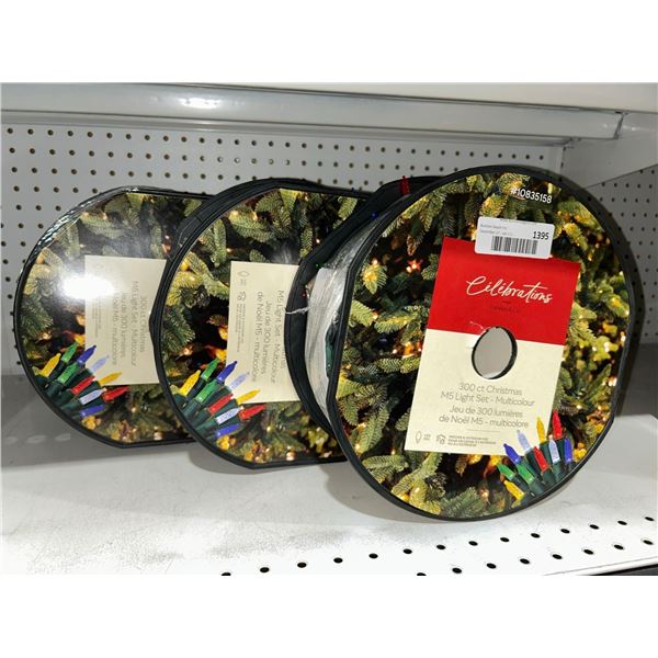 Celebrations Christmas M5 LED Light Set-Multicolor (3 x 300ct)