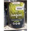 Image 2 : Co-op Imagine Acrylic Exterior Semi-gloss White Latex Paint (3 x 3.70L)