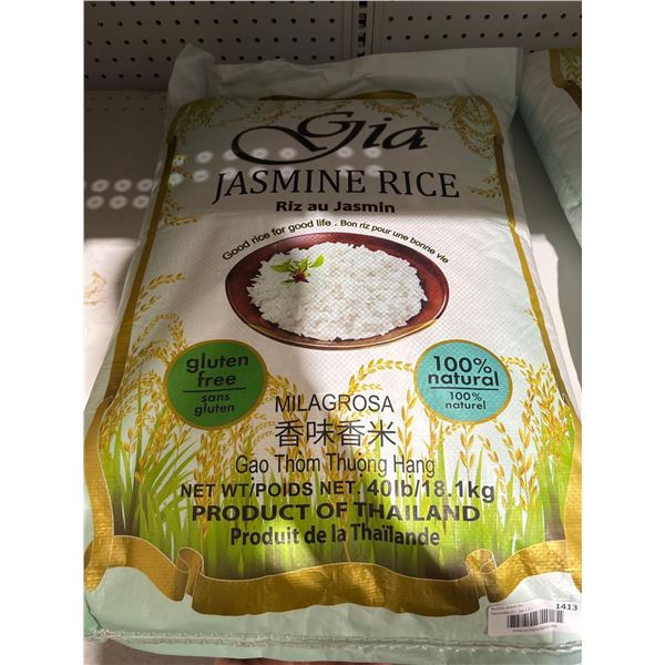 Gia Jasmine Rice Milagrosa (40lb)