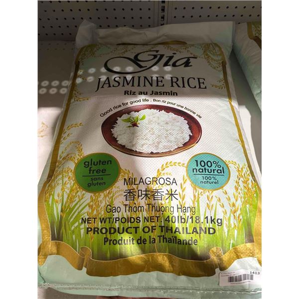 Gia Jasmine Rice Milagrosa (40lb)