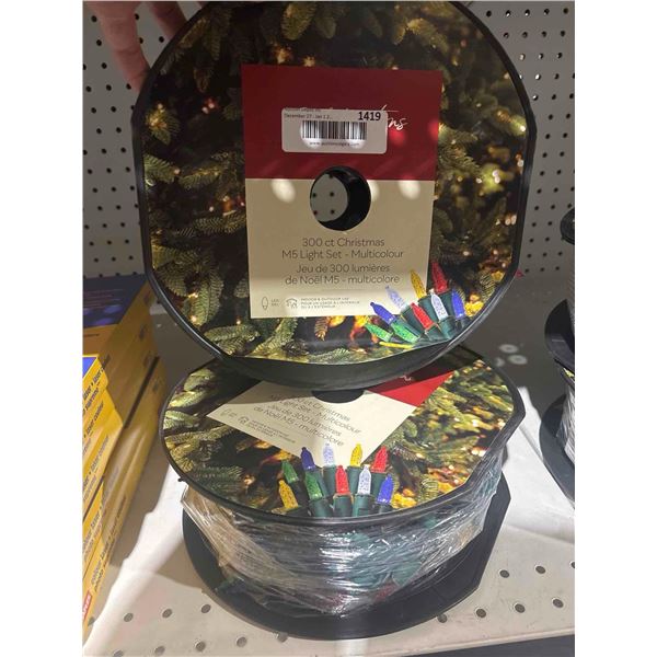 Christmas M5 Light Set-Multicolour, Indoor/outdoor (2 x 300ct)