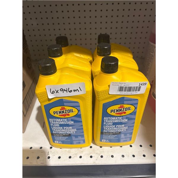 Pennzoil Automatic Transmission Fluid (for older GM, Ford and other cars) 6 x 1qt