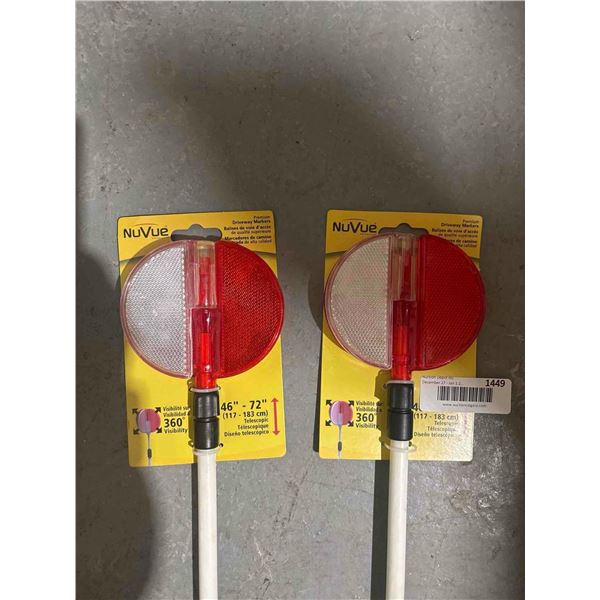 NuVue Premium Driveway Markers (2ct)