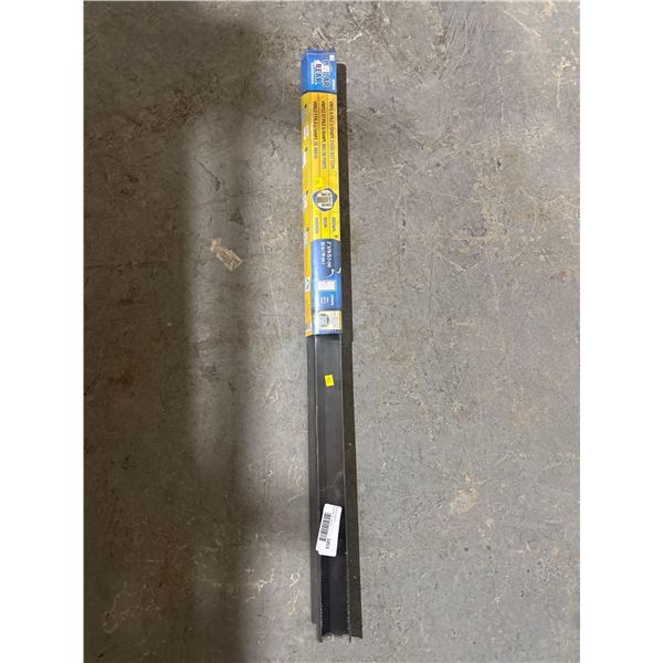 Polar Bear Vinyl & Pile U-Shape Door Bottom-Brown (2in 3/16 x 36in)