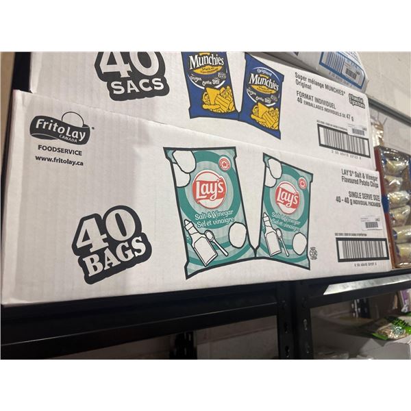 Frito Lay Salt & Vinegar Chips (40 x 40g)