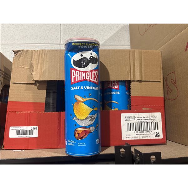 Pringles Salt & Vinegar (14 x 156g)