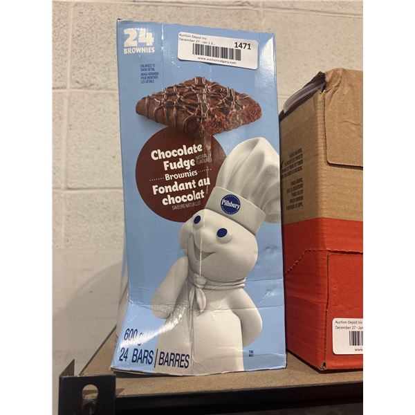 Pilsbury Chocolate Fudge Brownies (24 x 25g)