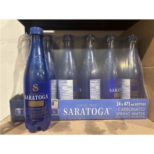 Saratoga Carbonated Spring Water (24 x 473ml)