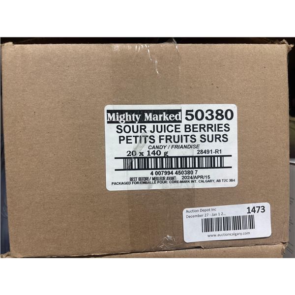 Sour Juice Berries Candy (20 x 140g)