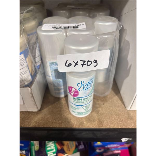 Gillette Satin Care Ultra Sensitive Shave Gel (6 x 70g)