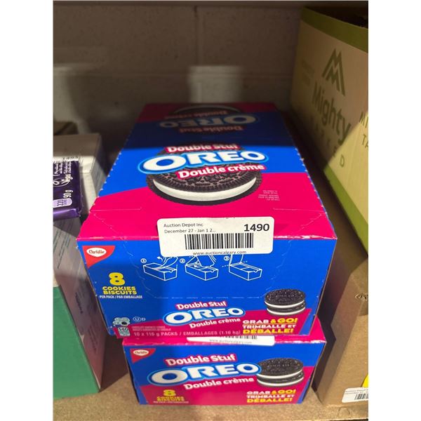 Double Stuf Oreo Chocolate Sandwich Cookies (2- 8 x 116g)