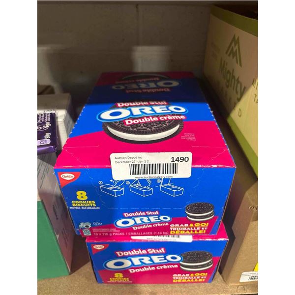 Double Stuf Oreo Chocolate Sandwich Cookies (2- 8 x 116g)
