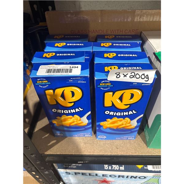 KD Original Macaroni & Cheese (8 x 200g)