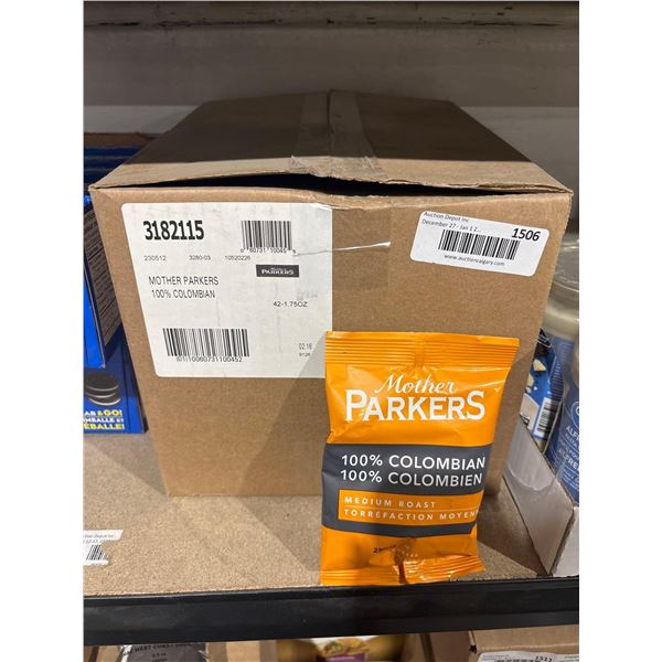 Mother Parkers Columbian Coffee (42 x 1.75oz)